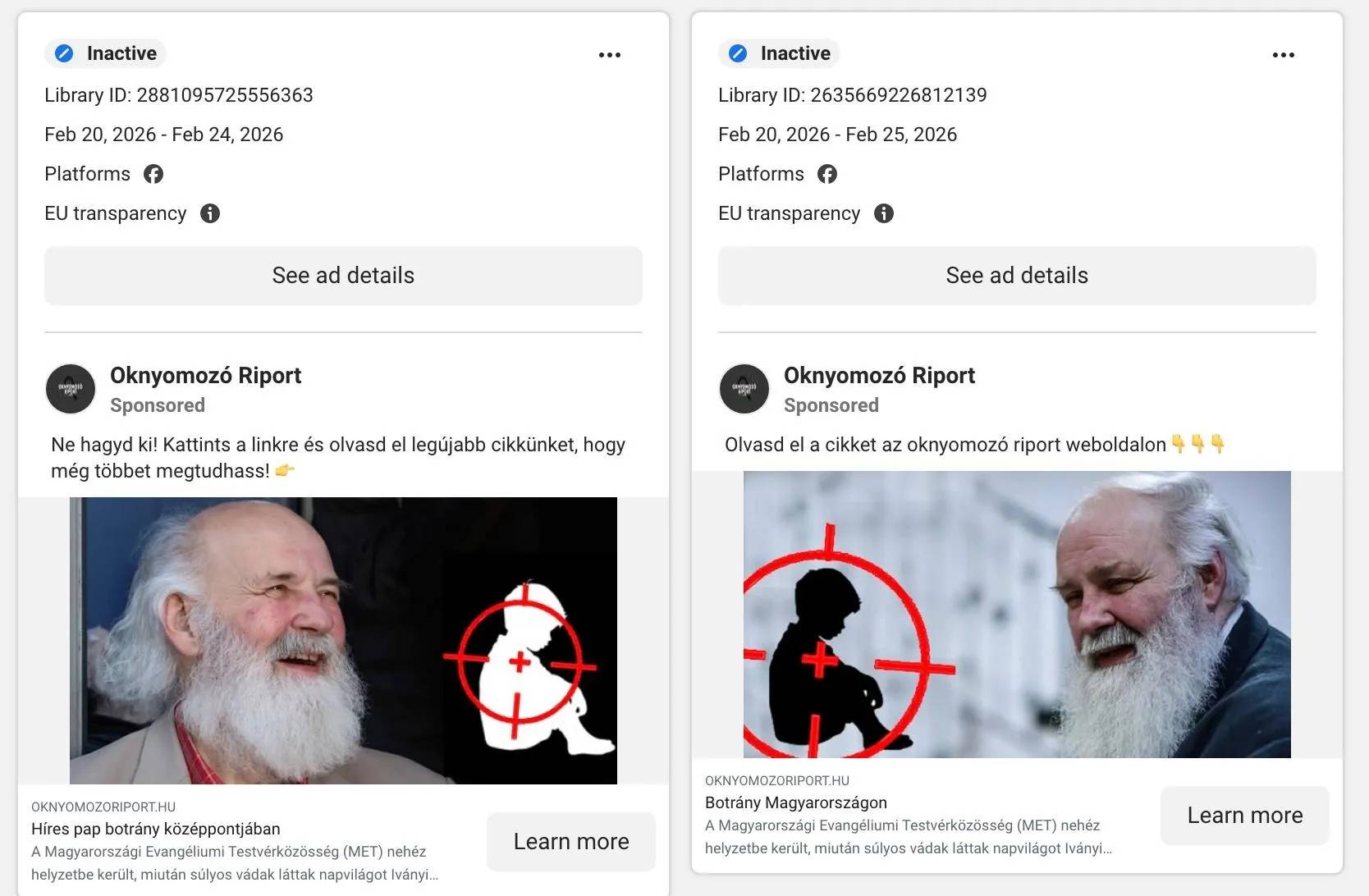 Фейкове срещу пастор Габор Ивани